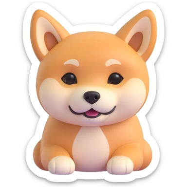 cute shiba inu sticker