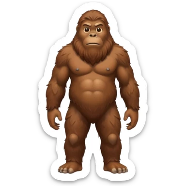 Bigfoot sticker