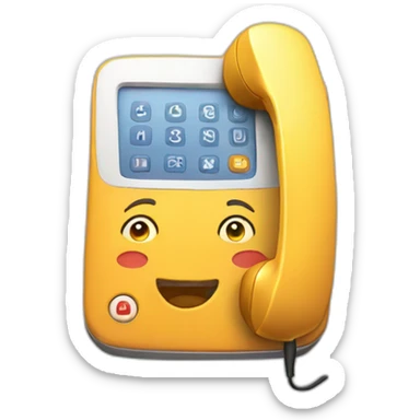 phone calling sticker