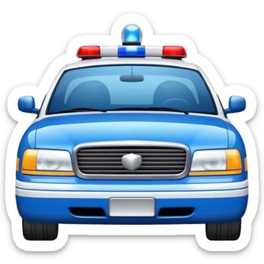 police car sticker