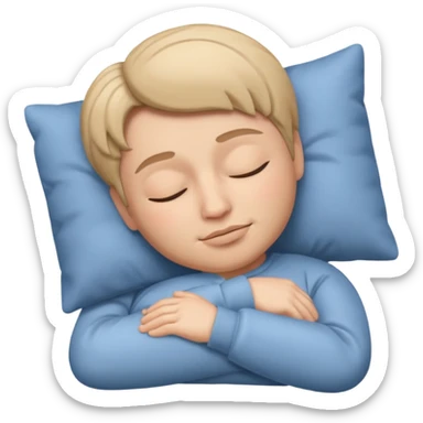sleeping memoji sticker