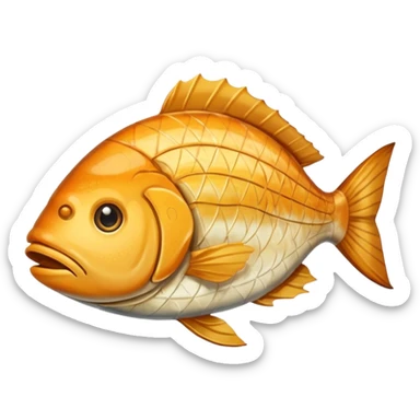 cooked fish  sticker