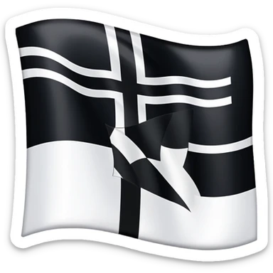 Cornwall Flag sticker