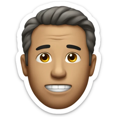 A drunk guy asking how much he owes sticker