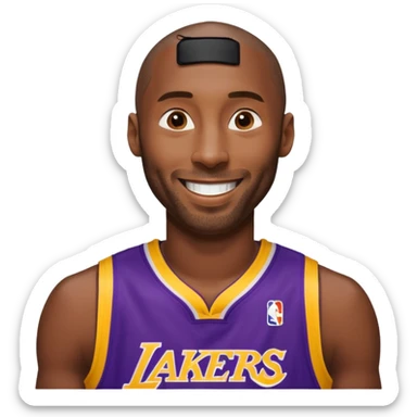 Kobe Bryant Lakers sticker