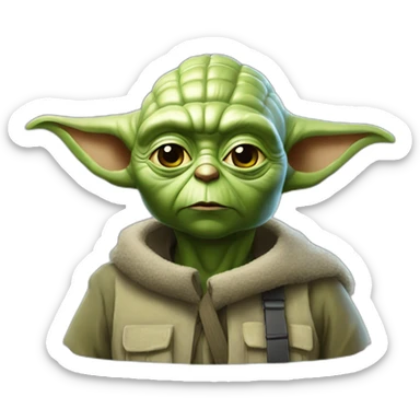 Yoda general Ukraine army shevron Zaluzhny sticker