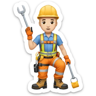 clientes meteora o de trabajo en alturas sticker