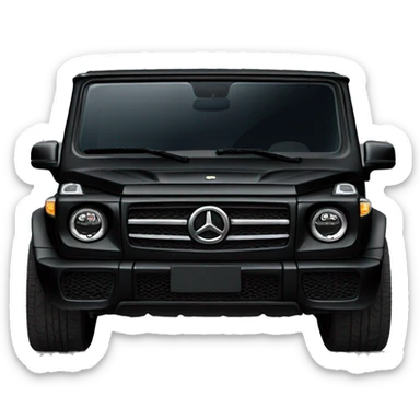a black g wagon sticker