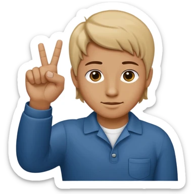 Hold up your hands. With your left hand, make a ‘6’ by curling your index finger like a hook while sticking your thumb out. With your right hand, make a ‘7’ by pointing your index finger straight and your thumb sideways like an L-shape. Put both hands next to each other — that’s the 67 meme sticker