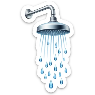 Shower sticker