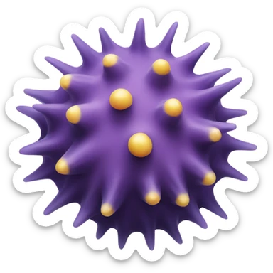 Sea urchin sticker