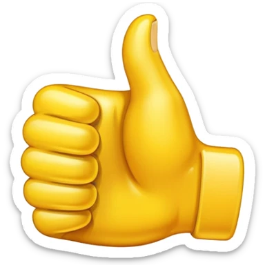 thumbs up emoji sticker