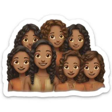 seven brothers and four sisters sticker