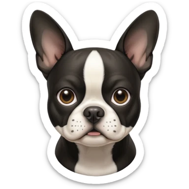 Boston terrier sticker