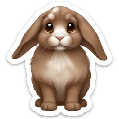 disney inspired brown holland lop sticker