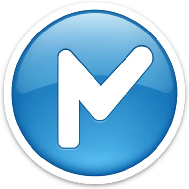 Instagram mavi tiki sticker