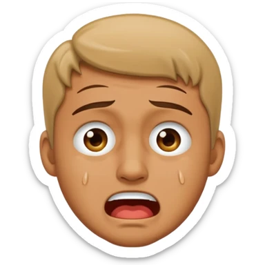 A man crying and mewing 🧏‍♂️ sticker