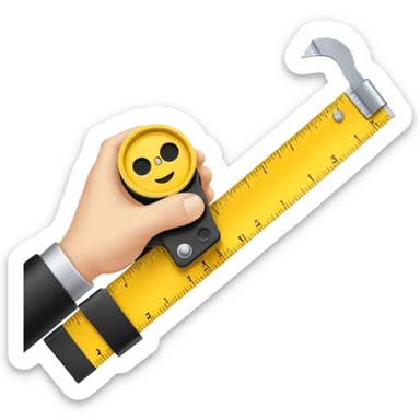 More options for measure tape in hold sticker