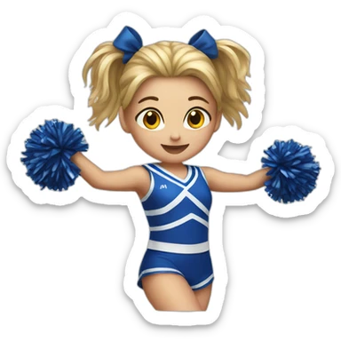 Cheerleading sticker
