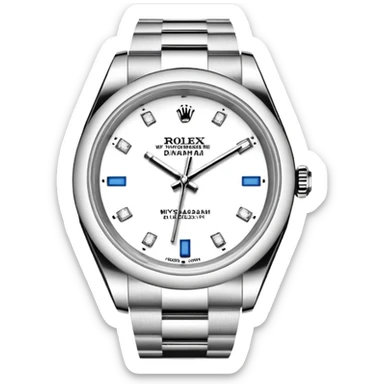 rolex wysadzany diamentami sticker