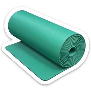Yoga mat sticker