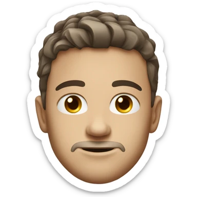 face of soccer player Hugo Cuypers sticker