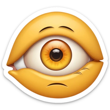 Eye twitch emoji sticker