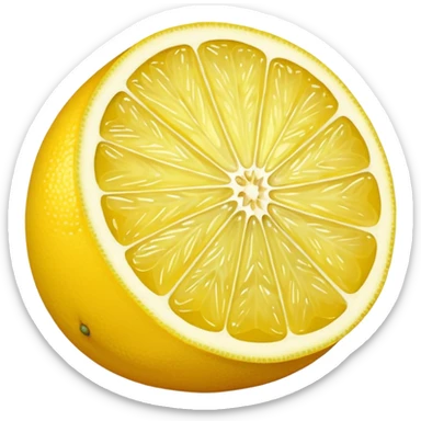 lemon wedge
 sticker