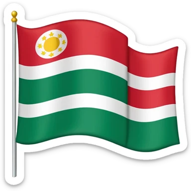 Una bandera del pais basko sticker