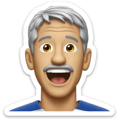 Gary Lineker mouthful sticker