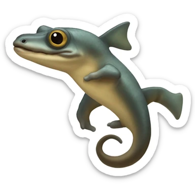 Diplocalus Hammerhead Salamander sticker