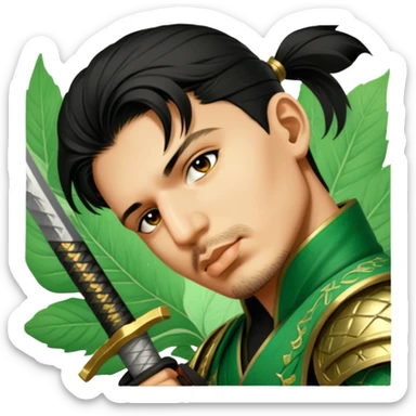 Emerald Samurai sticker