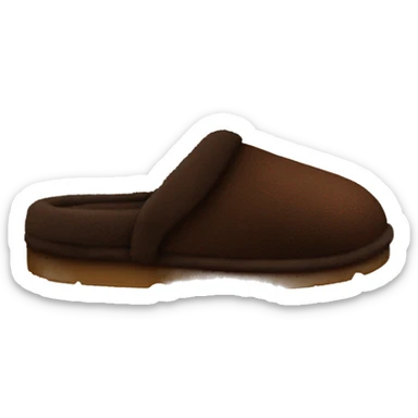 dark brown ugg slippers sticker