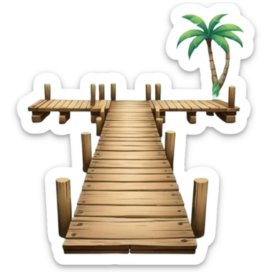 lagoon with dock sticker