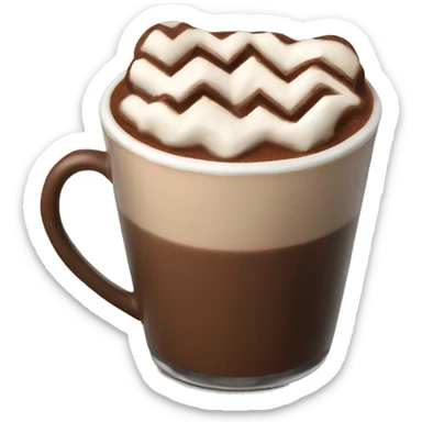 Baileys hot chocolate sticker