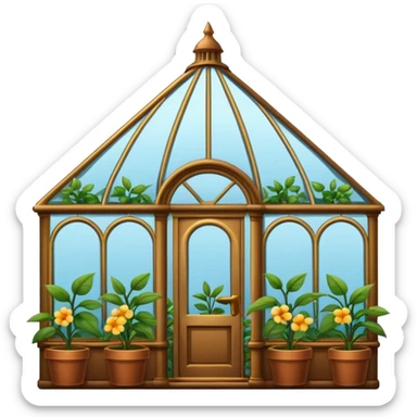 victorian greenhouse sticker