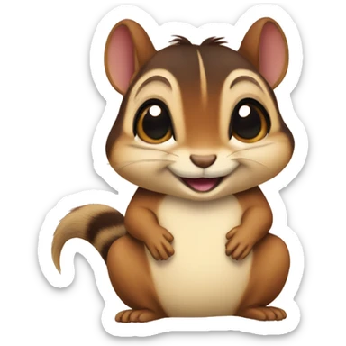 chipmunk  sticker