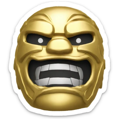 Leon's Wrestling Federation Men's Champion Belt gold sticker