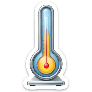 cold thermometer sticker