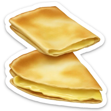 Sugar and butter crêpe sticker