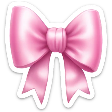 cute pink bow sticker