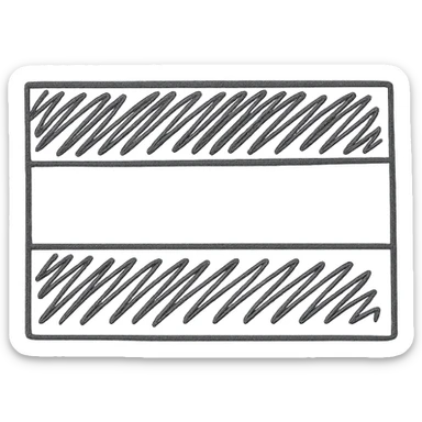 Germany FRG country flag hand drawn outlined icon sticker