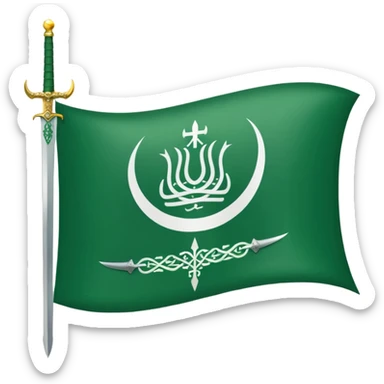 Saudi Arabia flag sticker