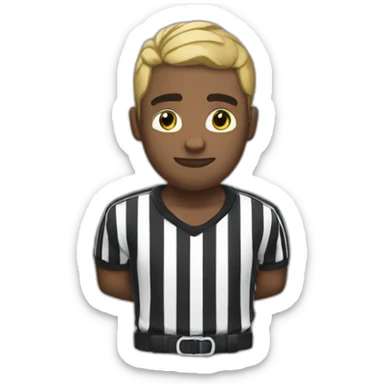 guy with juventus shirt handcuffed sticker