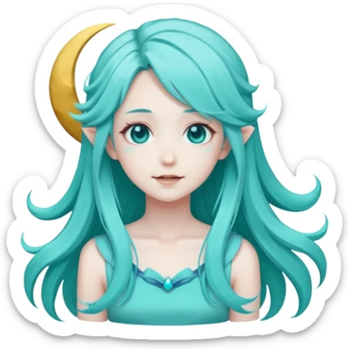 Hazy moon miku sticker