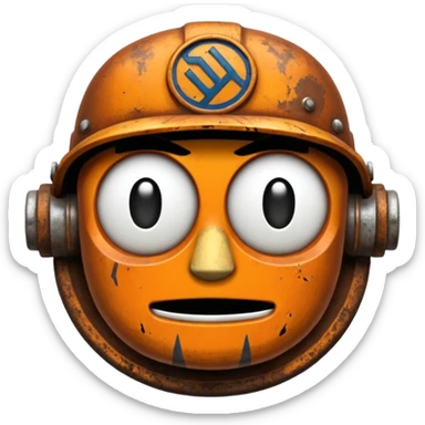 Create a Discord server icon that displays the name DUBS based on the Rust video game. sticker