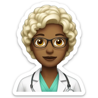beautiful doctor sticker