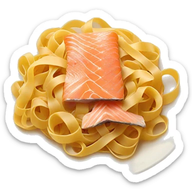 Tagliatelle with SALMON  sticker