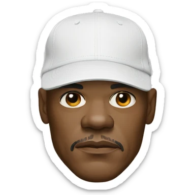 bald samuel l jackson serious wearing kangol cap sticker