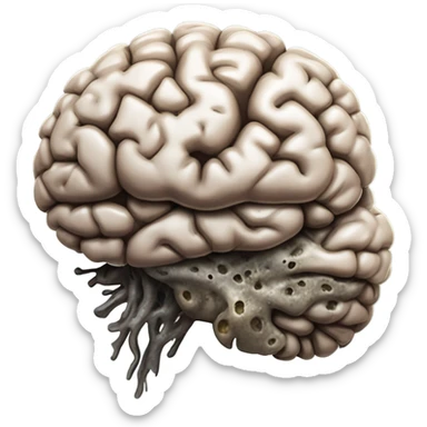 Rotten Brain sticker